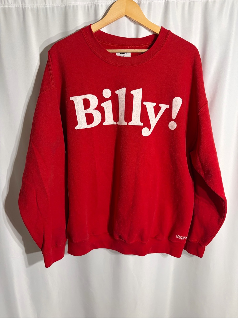 Iconic Limited Edition Billy! Red Crewneck Sweatshirt